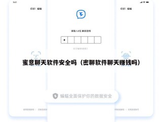 蜜意聊天软件安全吗（密聊软件聊天赚钱吗）