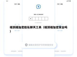 端到端加密隐私聊天工具（端到端加密安全吗）