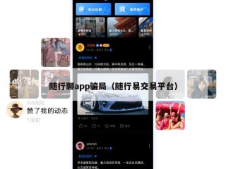 随行聊app骗局（随行易交易平台）