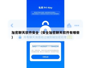 加密聊天软件安全（安全加密聊天软件有哪些）