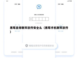 黑莓自带聊天软件安全么（黑莓手机聊天软件）