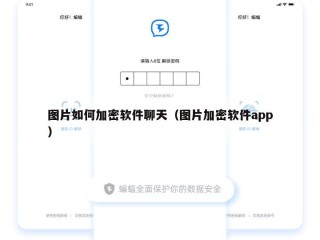 图片如何加密软件聊天（图片加密软件app）