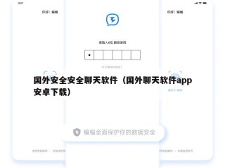国外安全安全聊天软件（国外聊天软件app安卓下载）