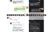 胖虎聊天软件安全吗（胖虎聊天软件安全吗知乎）