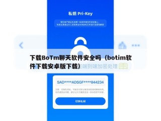 下载BoTm聊天软件安全吗（botim软件下载安卓版下载）