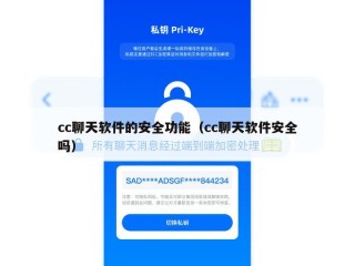 cc聊天软件的安全功能（cc聊天软件安全吗）