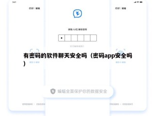 有密码的软件聊天安全吗（密码app安全吗）