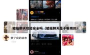 蝙蝠聊天功能安全吗（蝙蝠聊天是干嘛用的）