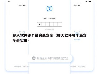 聊天软件哪个最实惠安全（聊天软件哪个最安全最实用）