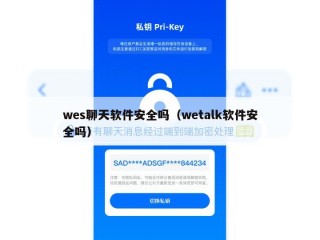 wes聊天软件安全吗（wetalk软件安全吗）