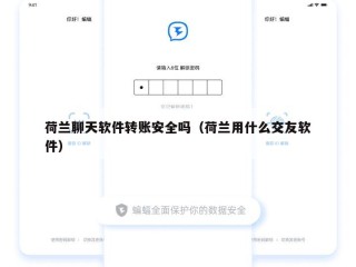 荷兰聊天软件转账安全吗（荷兰用什么交友软件）