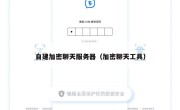 自建加密聊天服务器（加密聊天工具）